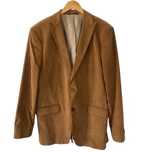 Banana Republic Brown Corduroy Blazer Sport Coat Jacket Fall 44L Preppy
